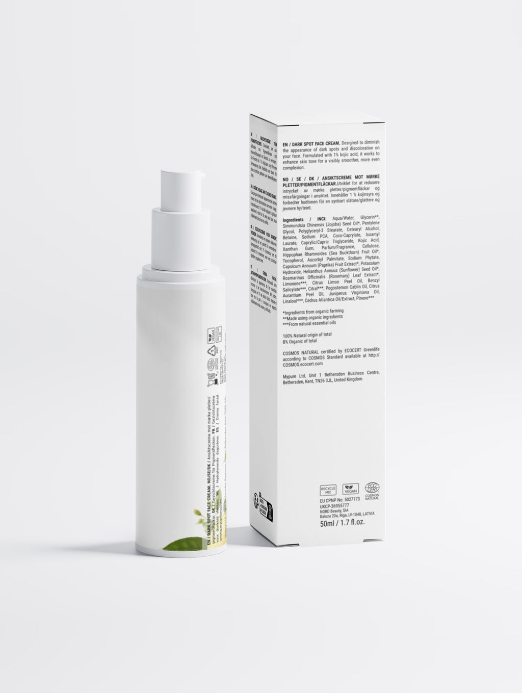 Dark Spot Face Cream with Kojic Acid